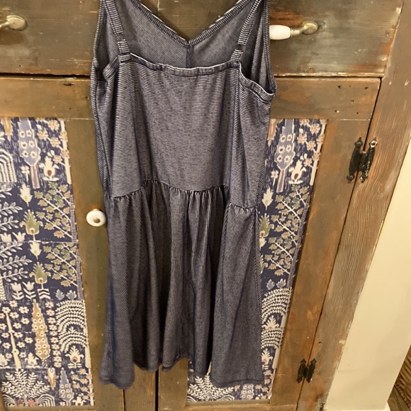 Blue and White Stripe Sundress🇺🇸 - Picture 3 of 3